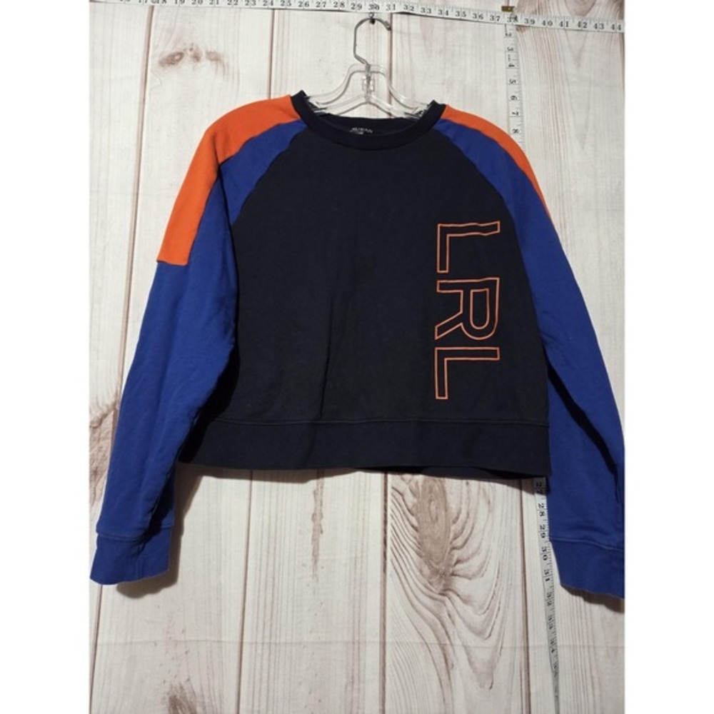 Lauren Ralph Lauren Sweatshirt Womens Medium Pullover Crewneck‎ LRL Athletic